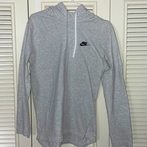 Nike long sleeve tee with hood